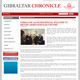 Gibraltar Chronicle Article About Heroes Welcome in Gibraltar